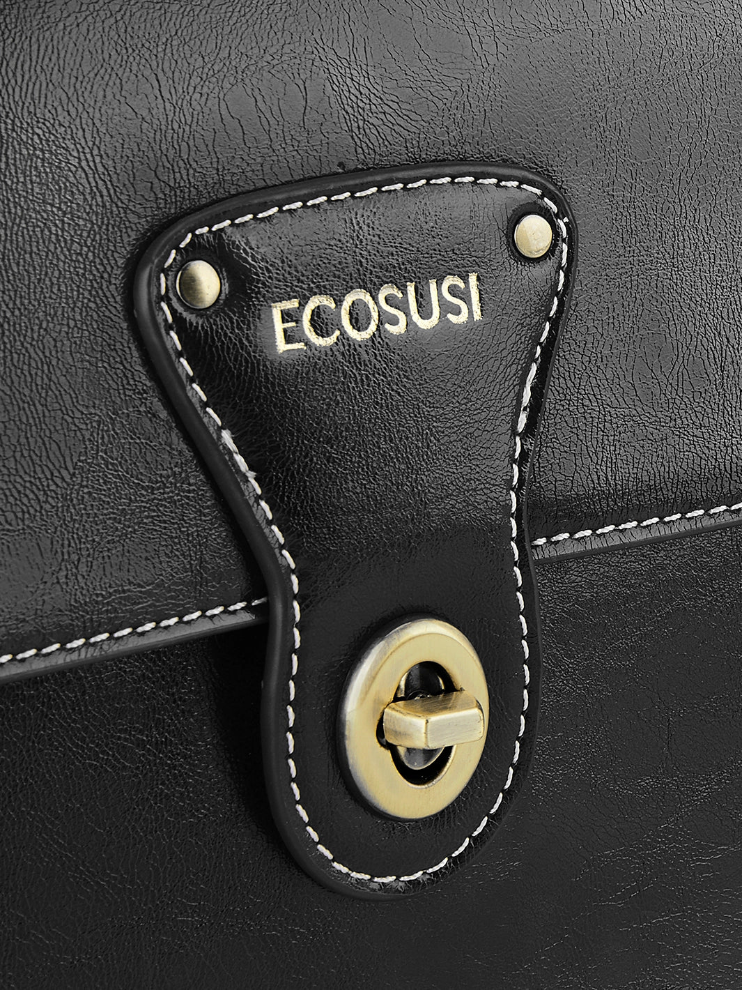 Alison Vintage Vegan Leather Crossbody Bag - Image 27