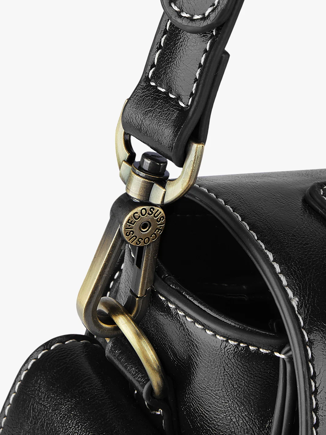 Alison Vintage Vegan Leather Crossbody Bag - Image 29