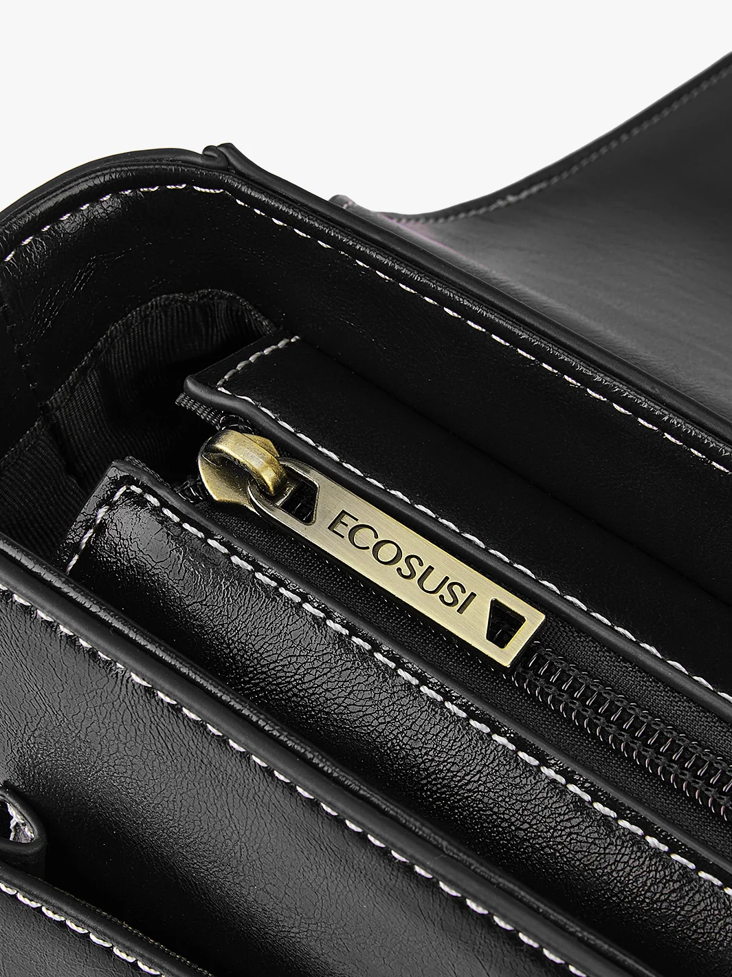 Alison Vintage Vegan Leather Crossbody Bag - Image 30