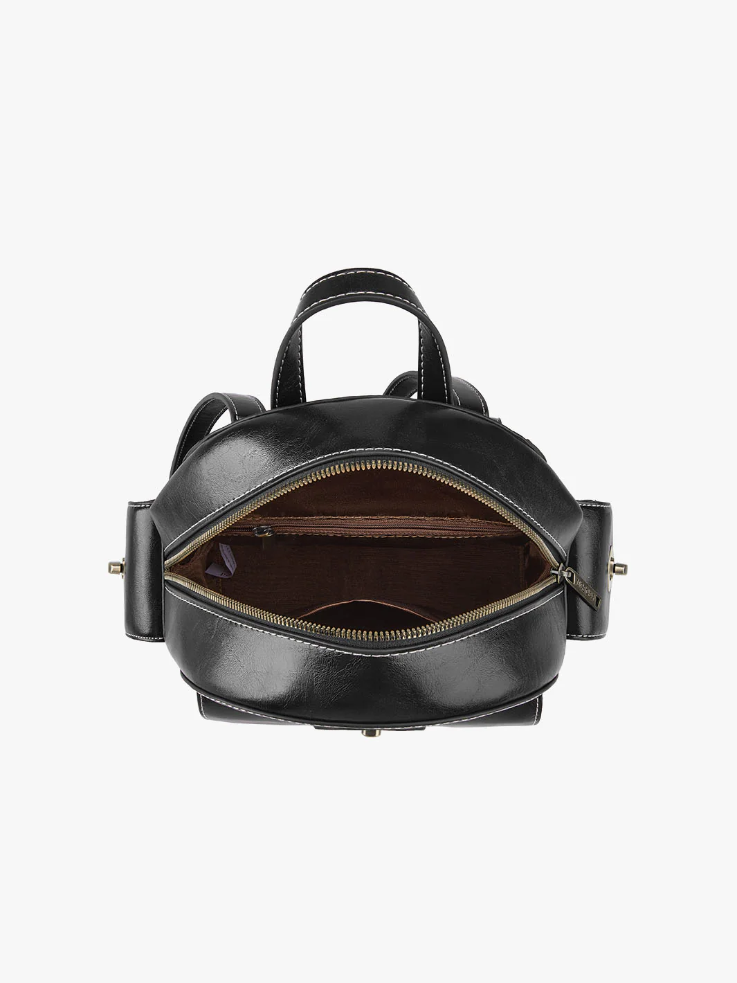 Alison Vintage Vegan Leather Mini Backpack - Image 18