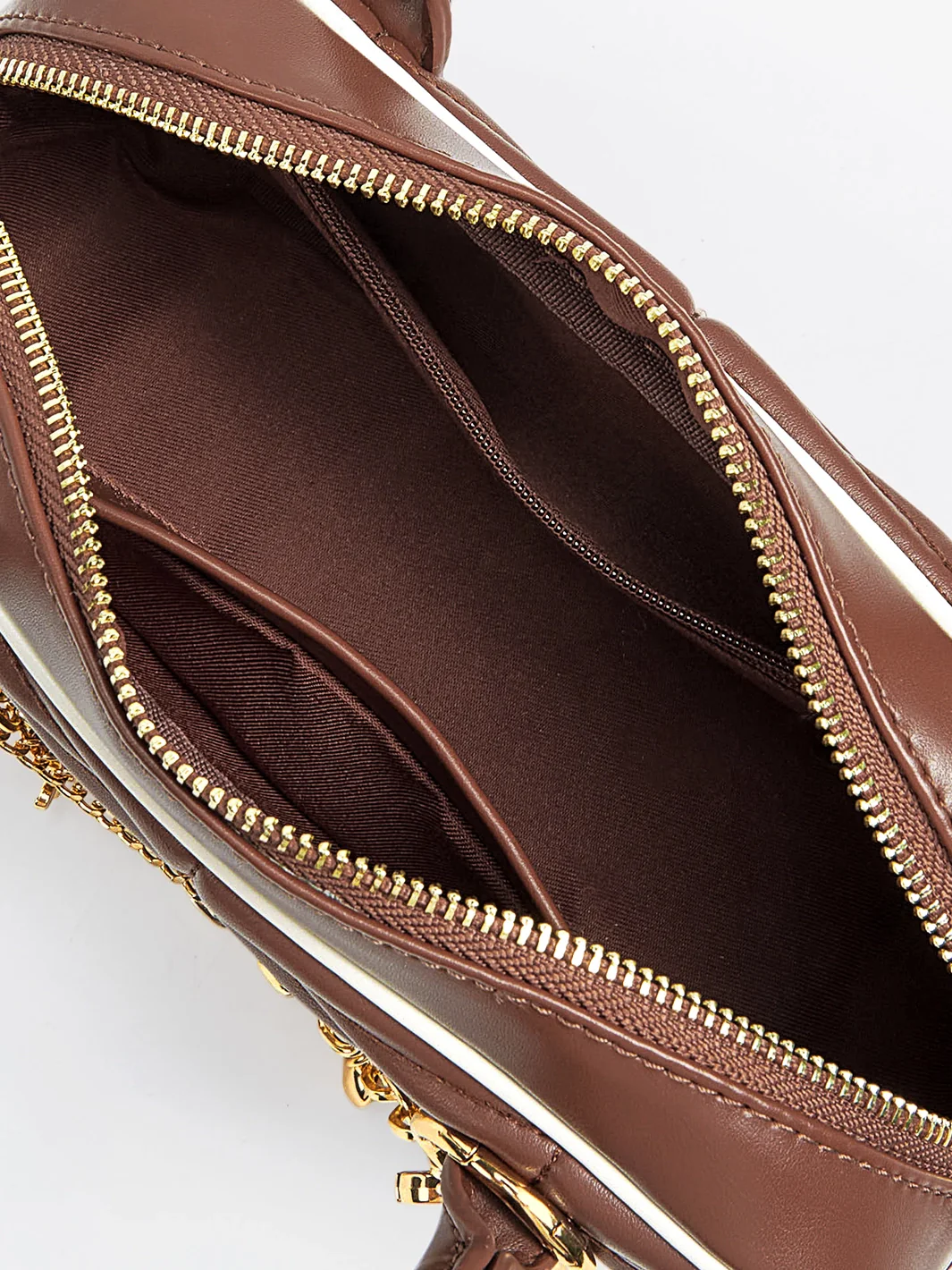 Claire Quilted Vegan Leather Pillow Bag - Image 7