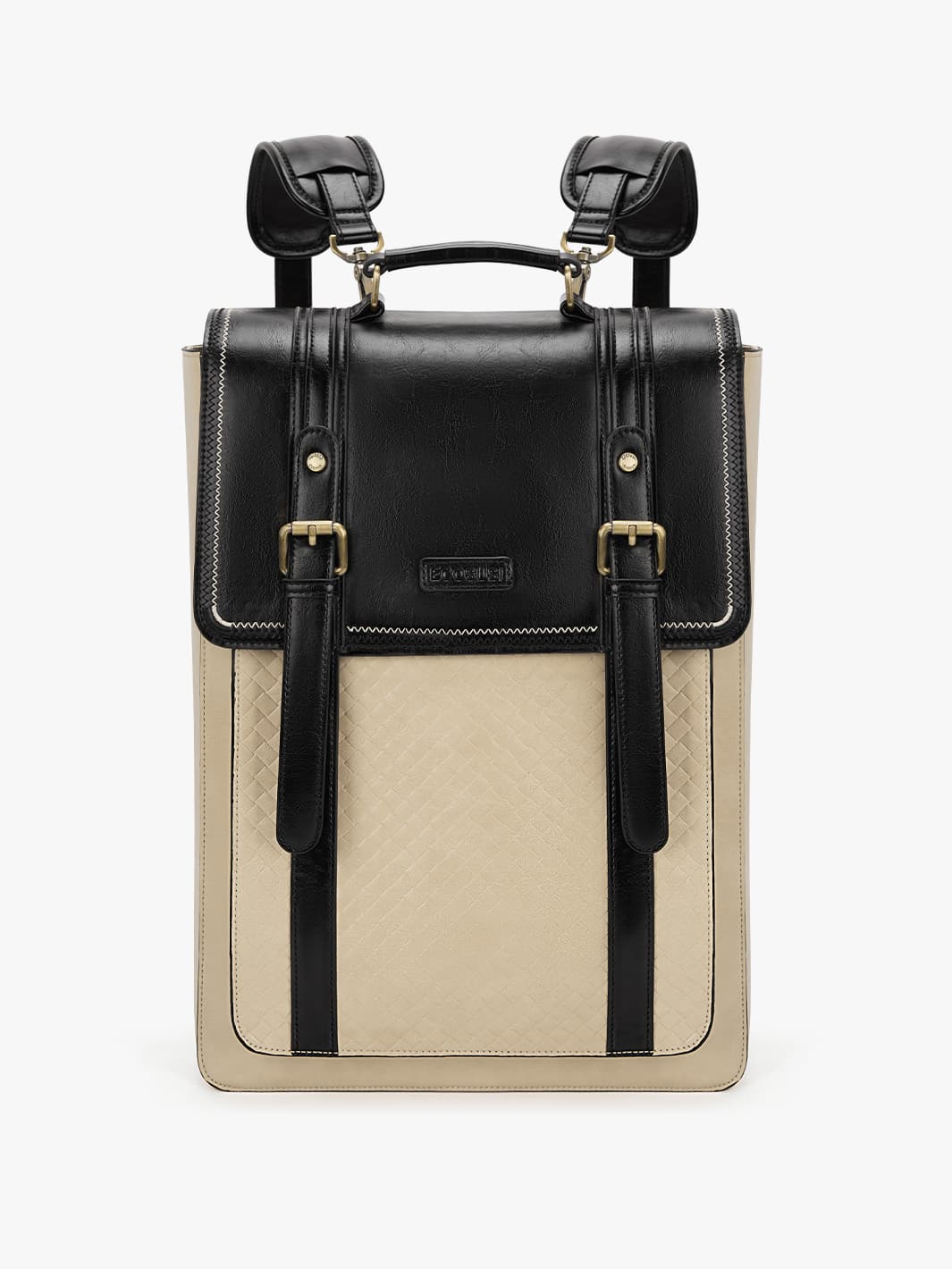 Dolce Weave Vegan Leather 15.6-Inch Backpack - Image 14