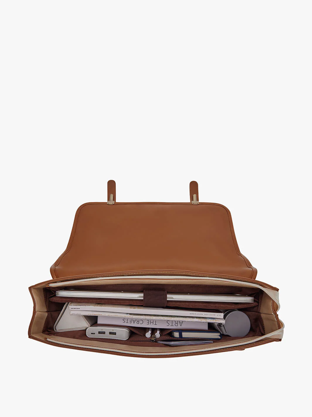 Dolce Weave Vegan Leather 15.6-Inch Briefcase - Image 12