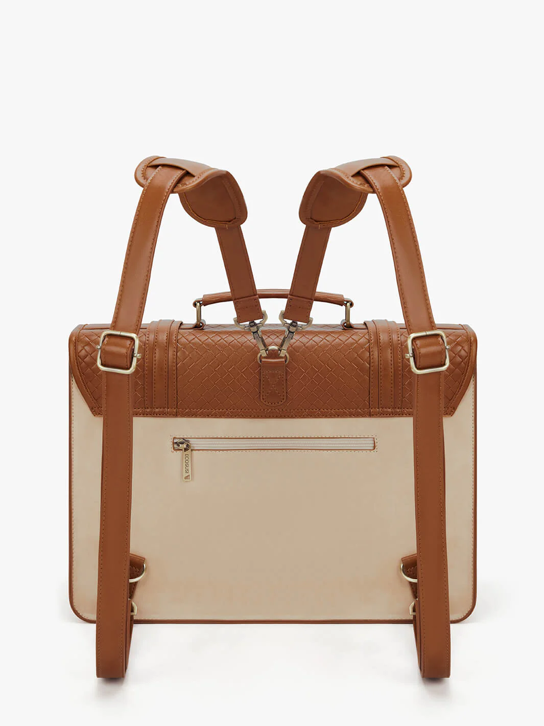 Dolce Weave Vegan Leather 15.6-Inch Briefcase - Image 13