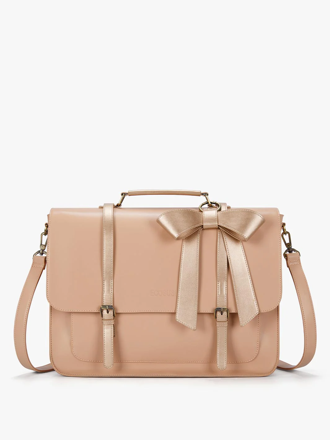 Cocoa Truffle Ecosusi Classic Bow Briefcase - Image 14