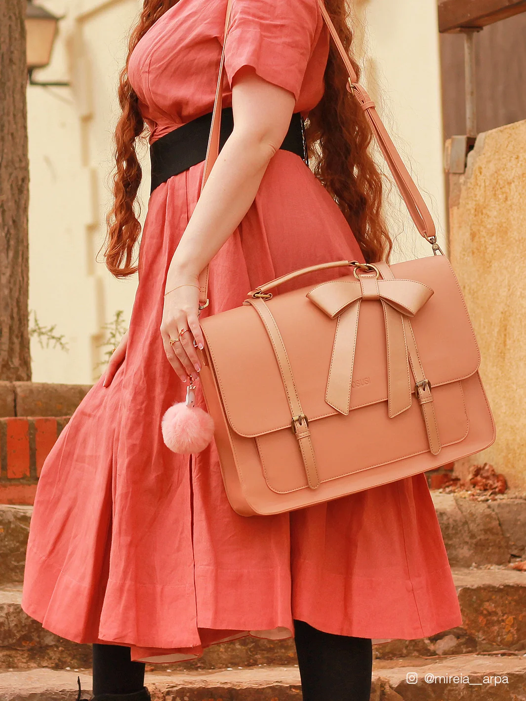 Cocoa Truffle Ecosusi Classic Bow Briefcase - Image 15