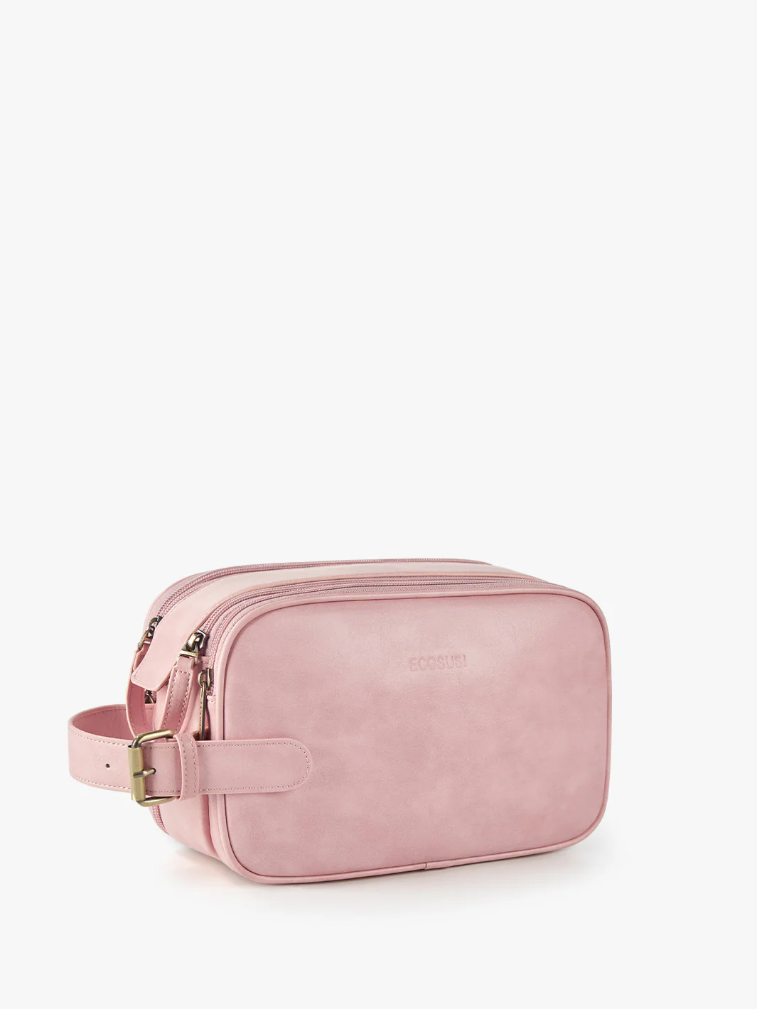 Elena Large Vegan Leather Toiletry Bag - Image 34
