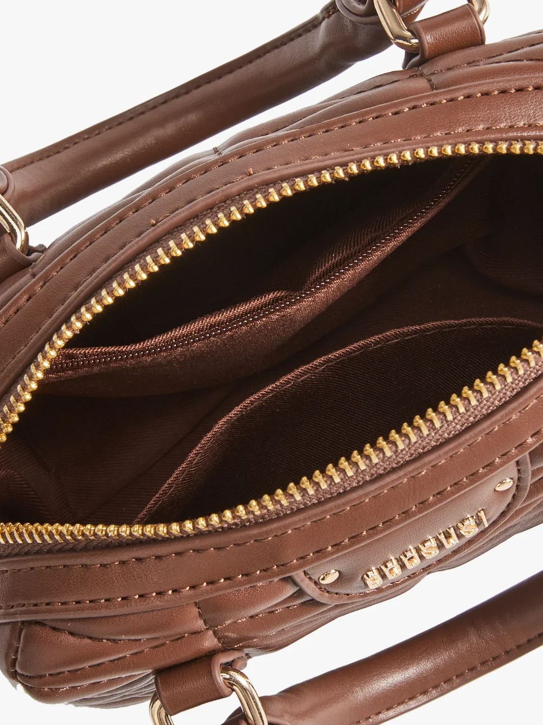 Elise Quilted Mini Boston Bag - Image 11