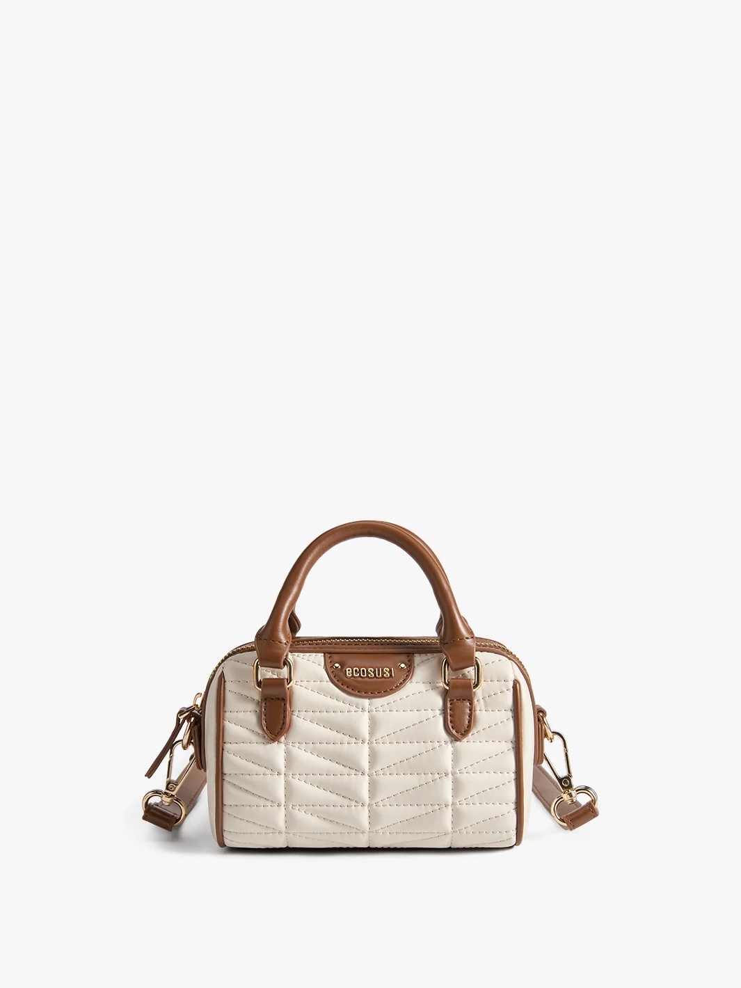Elise Quilted Mini Boston Bag - Image 18