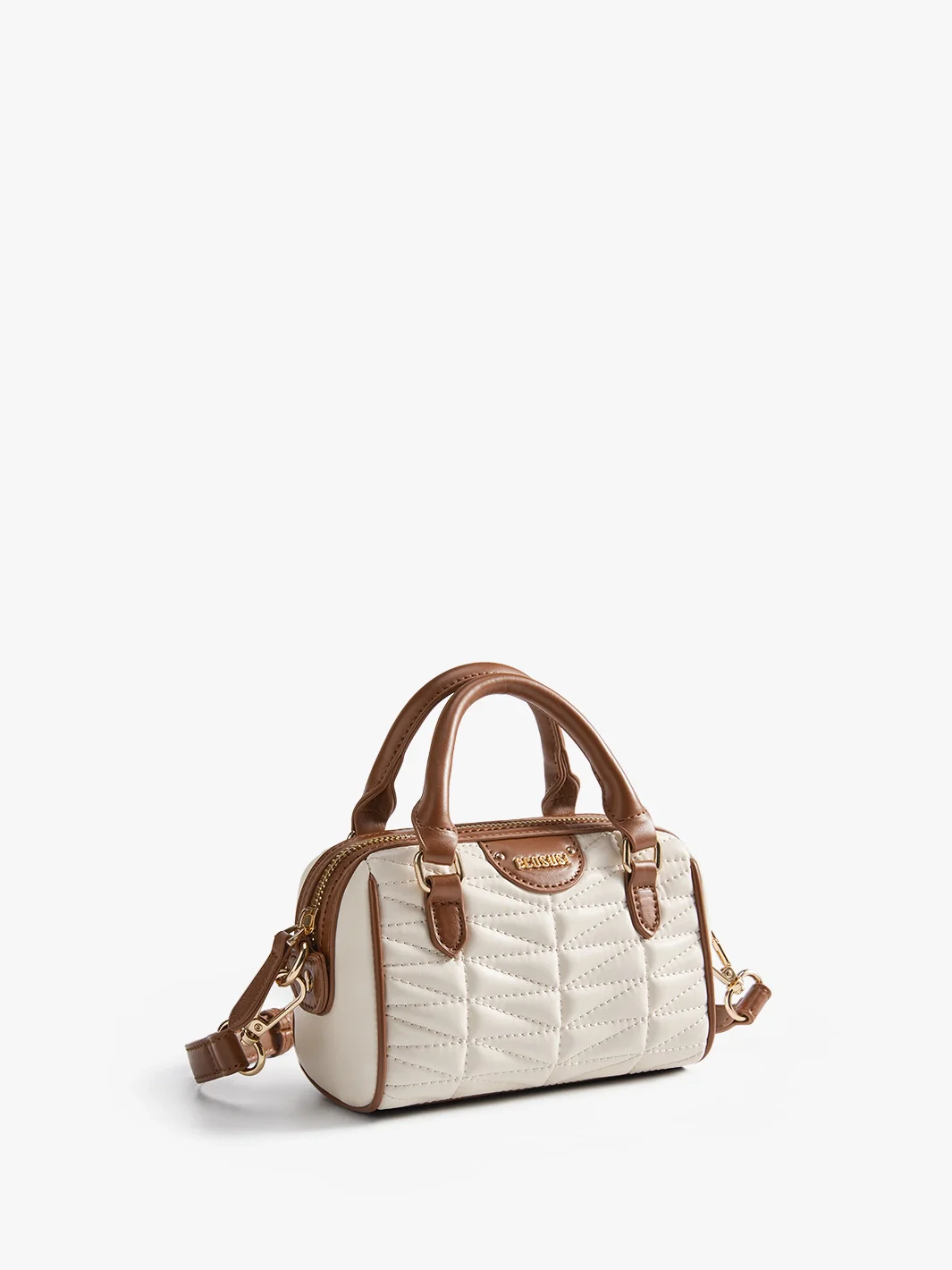 Elise Quilted Mini Boston Bag - Image 19