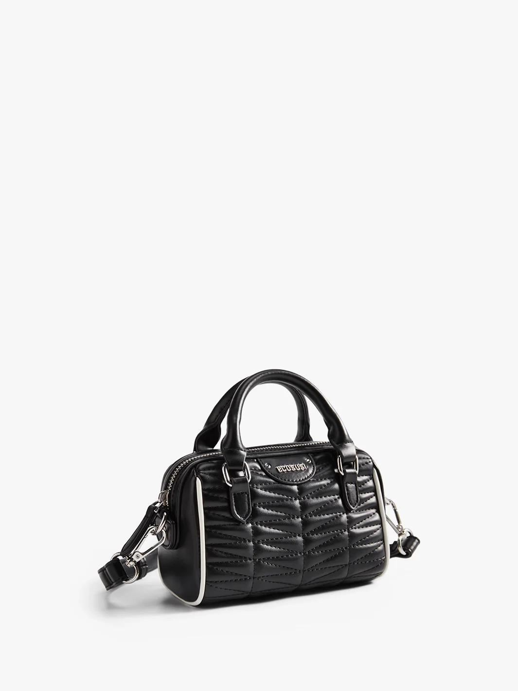 Elise Quilted Mini Boston Bag - Image 24