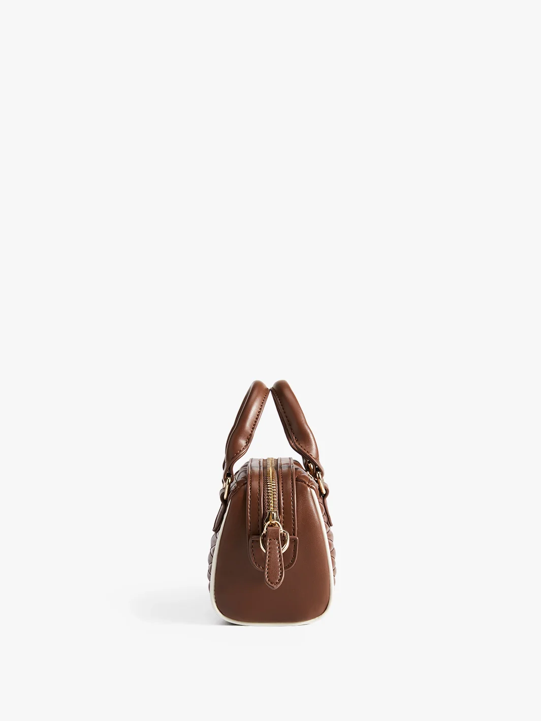 Elise Quilted Mini Boston Bag - Image 4
