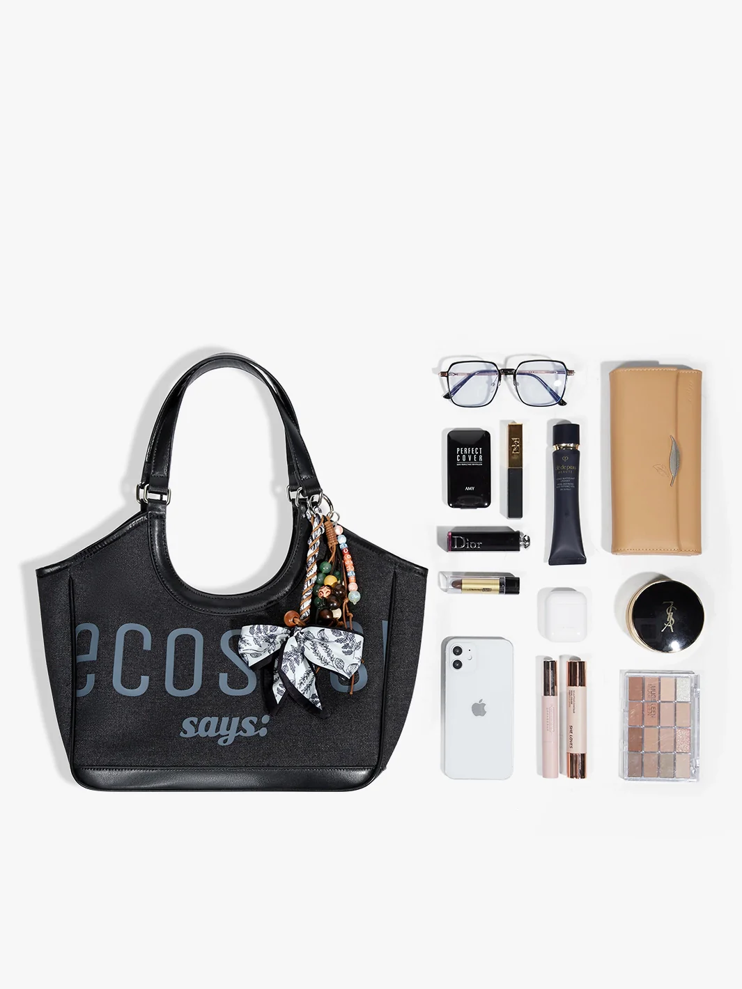 Elle Small Canvas Tote Bag - Image 12