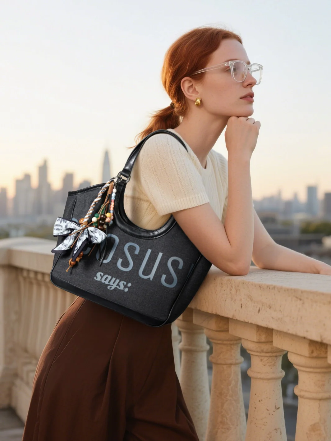 Elle Small Canvas Tote Bag - Image 13
