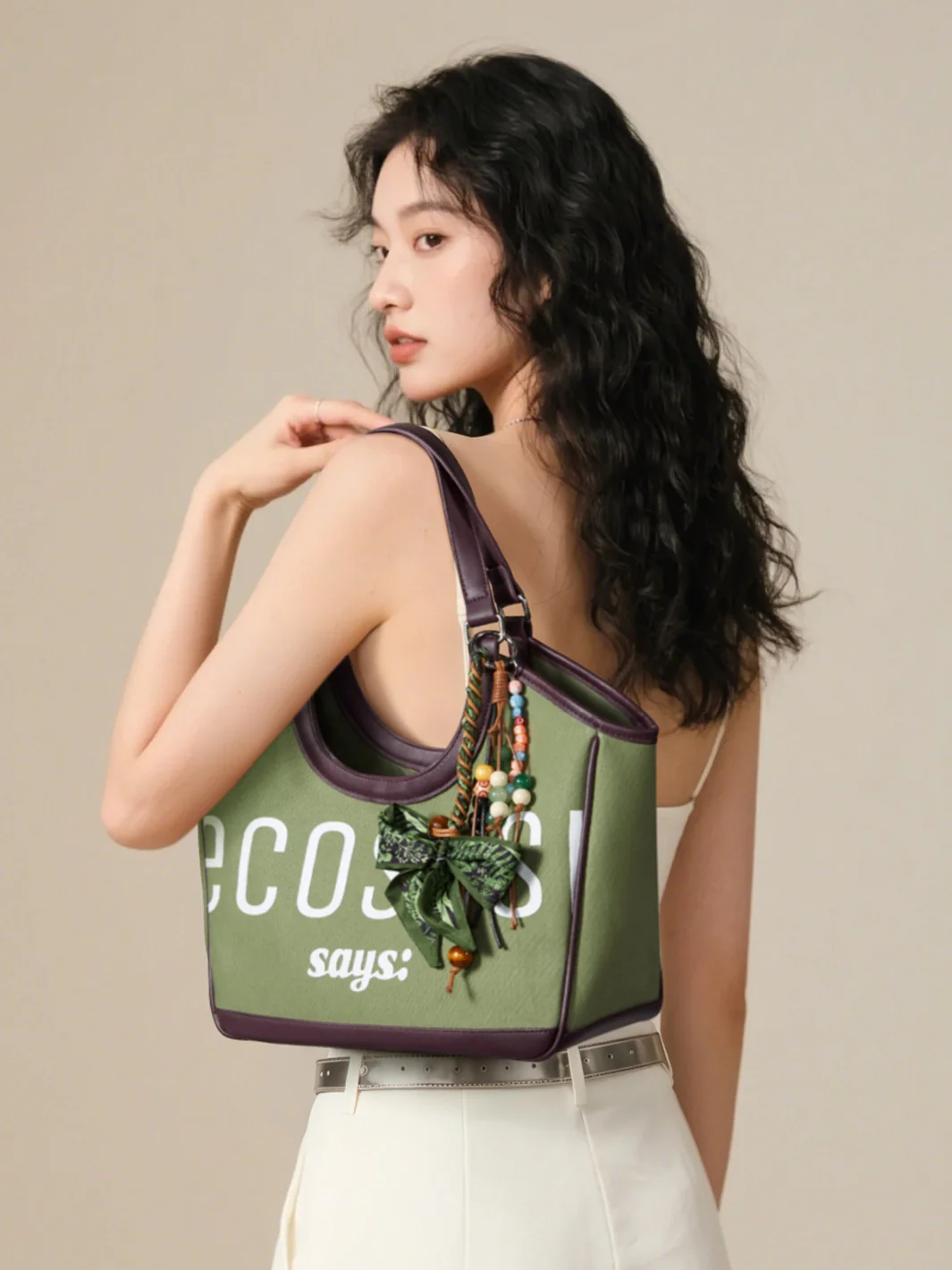 Elle Small Canvas Tote Bag - Image 22