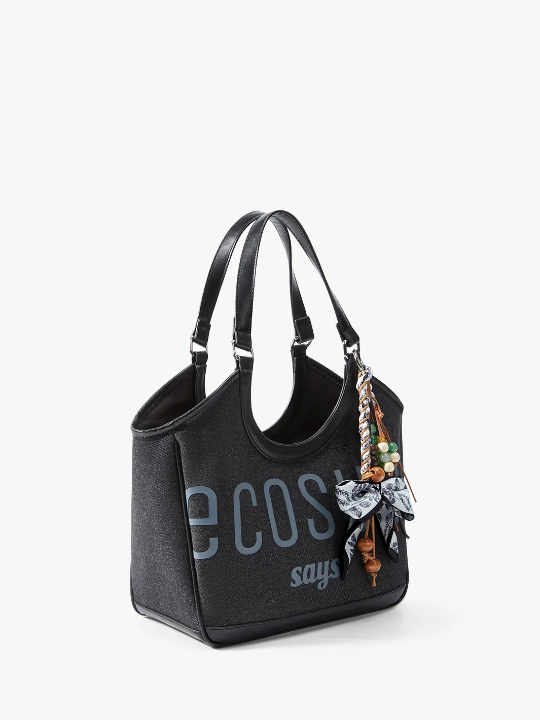 Elle Small Canvas Tote Bag - Image 4