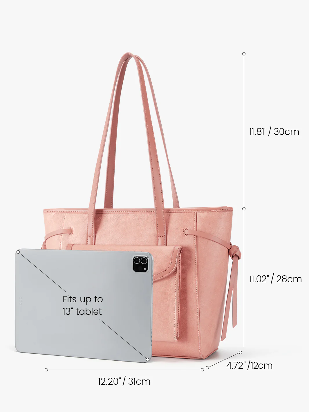 Evelina Washable Paper Classic Tote - Image 14