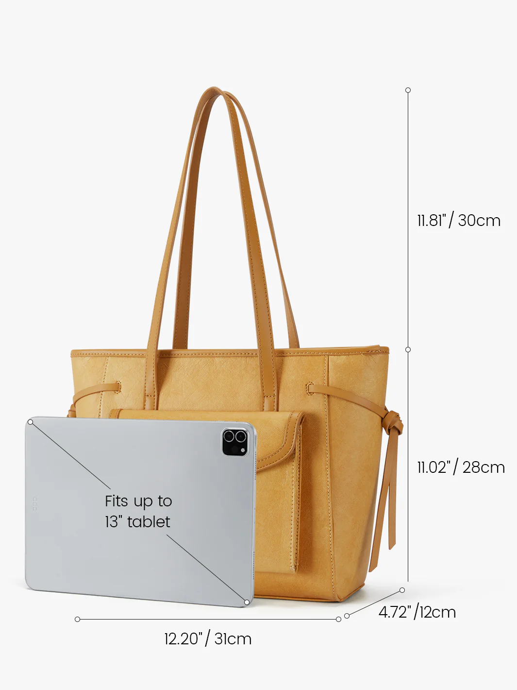 Evelina Washable Paper Classic Tote - Image 25
