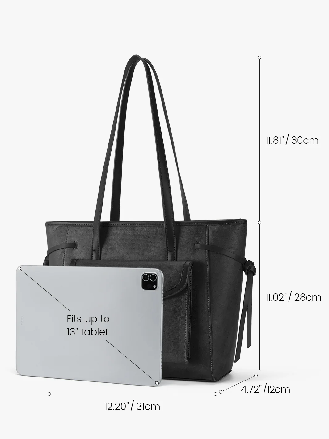 Evelina Washable Paper Classic Tote - Image 3