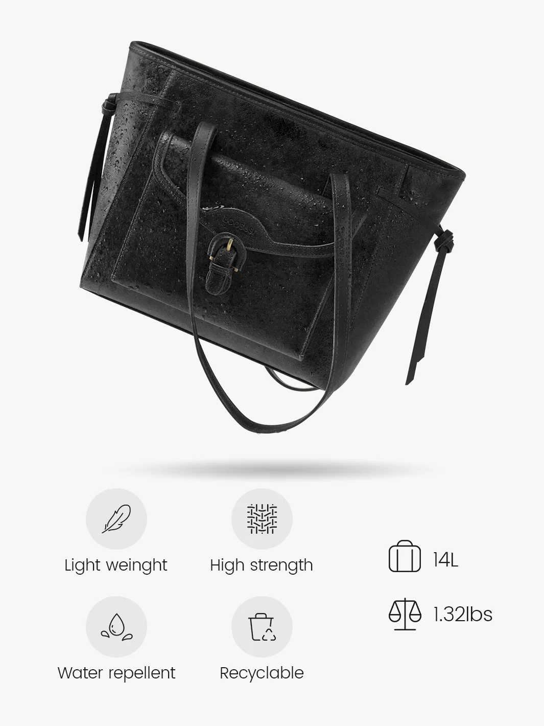 Evelina Washable Paper Classic Tote - Image 7
