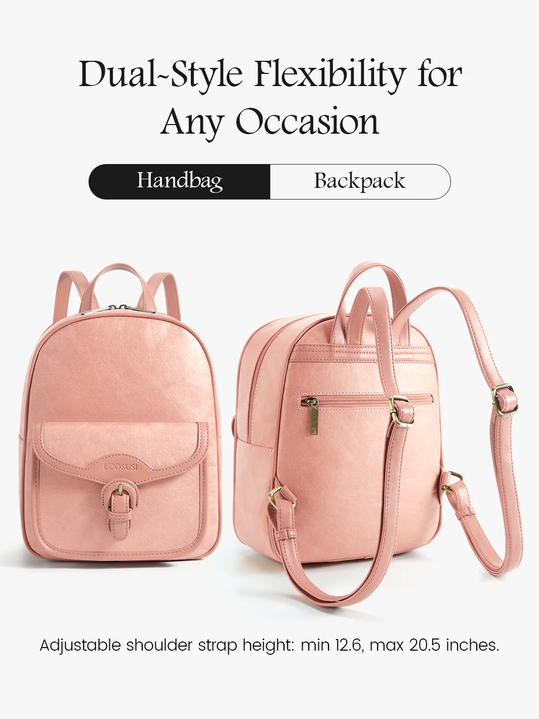 Evelina Washable Paper Mini Backpack - Image 13