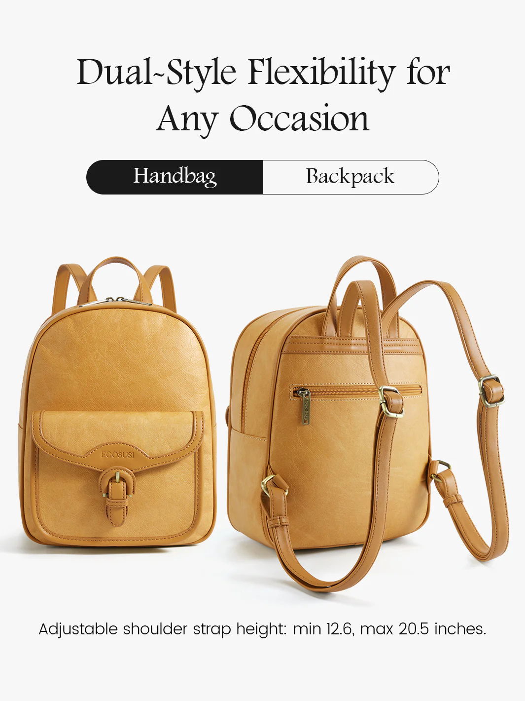 Evelina Washable Paper Mini Backpack - Image 22