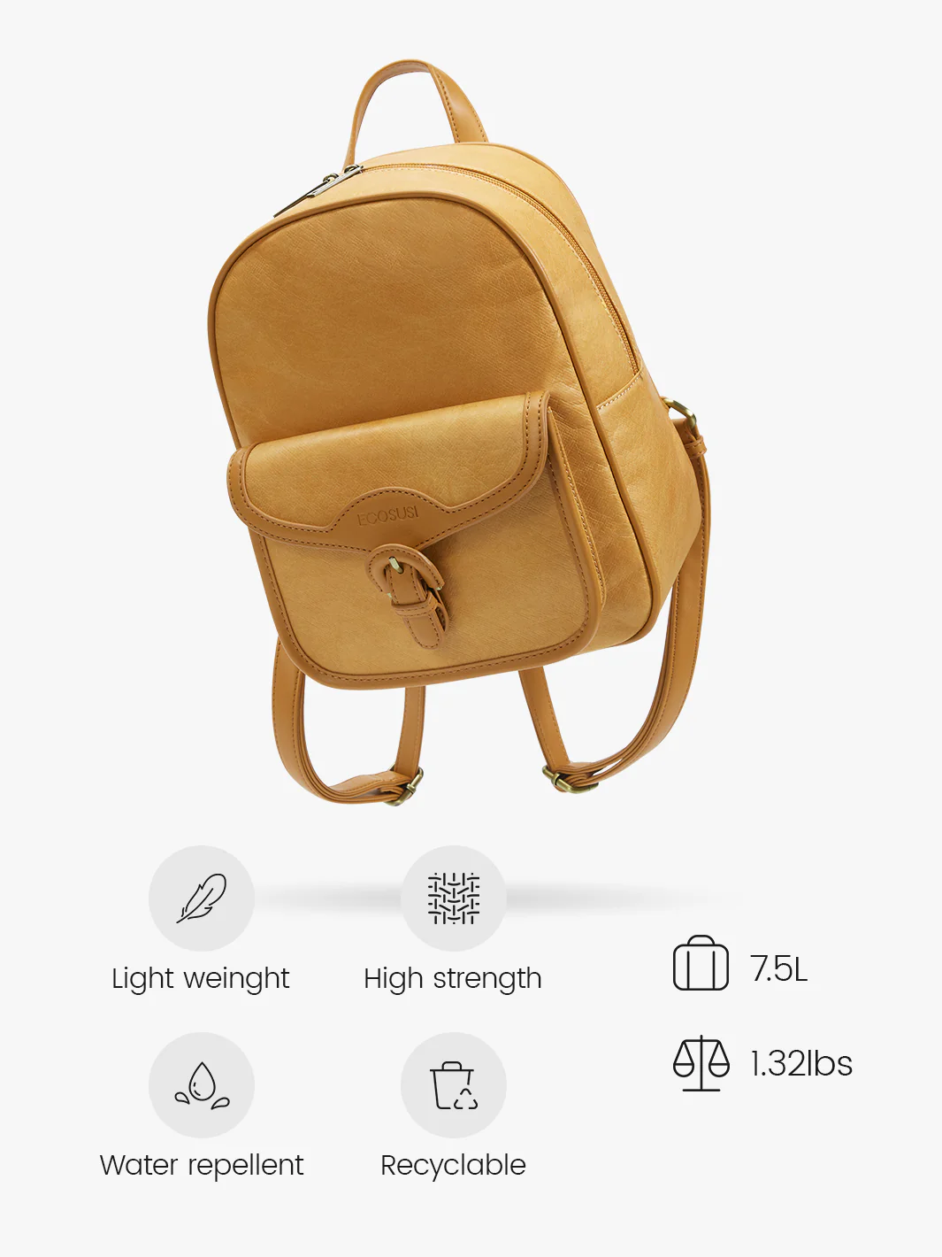 Evelina Washable Paper Mini Backpack - Image 25