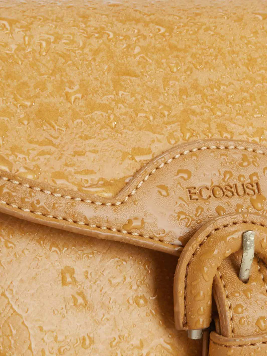 Evelina Washable Paper Vintage Saddle Crossbody - Image 17