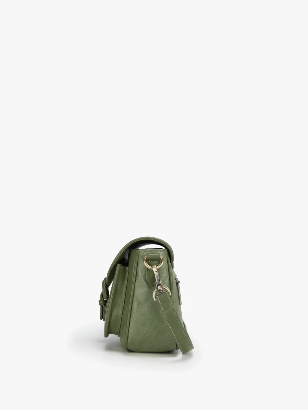 Evelina Washable Paper Vintage Saddle Crossbody - Image 26