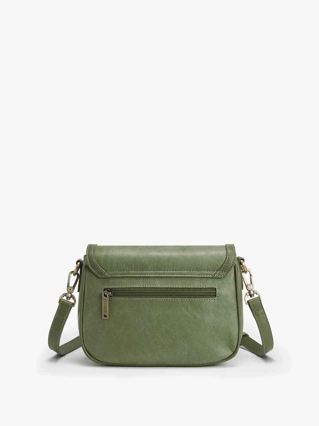 Evelina Washable Paper Vintage Saddle Crossbody - Image 27