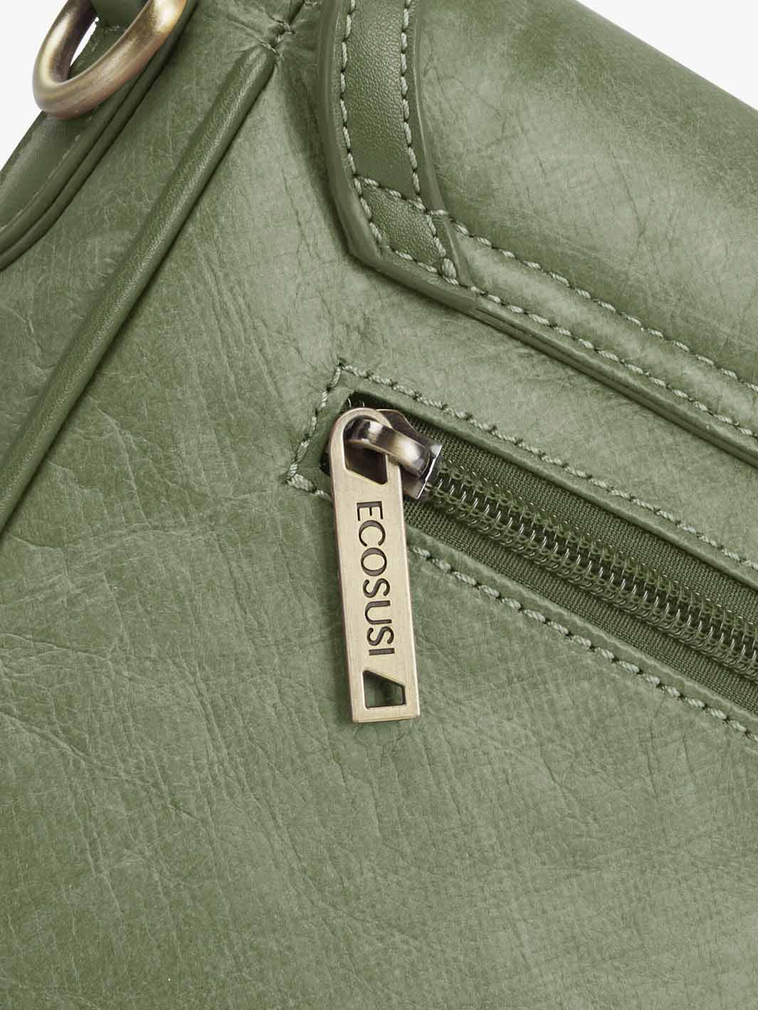 Evelina Washable Paper Vintage Saddle Crossbody - Image 32