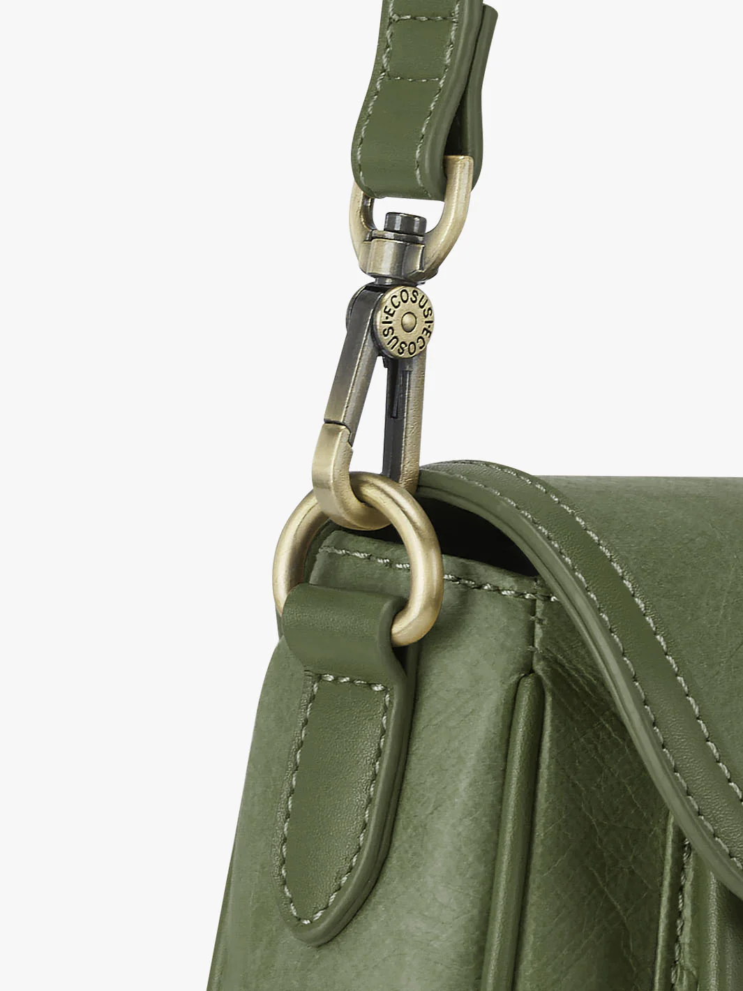 Evelina Washable Paper Vintage Saddle Crossbody - Image 33