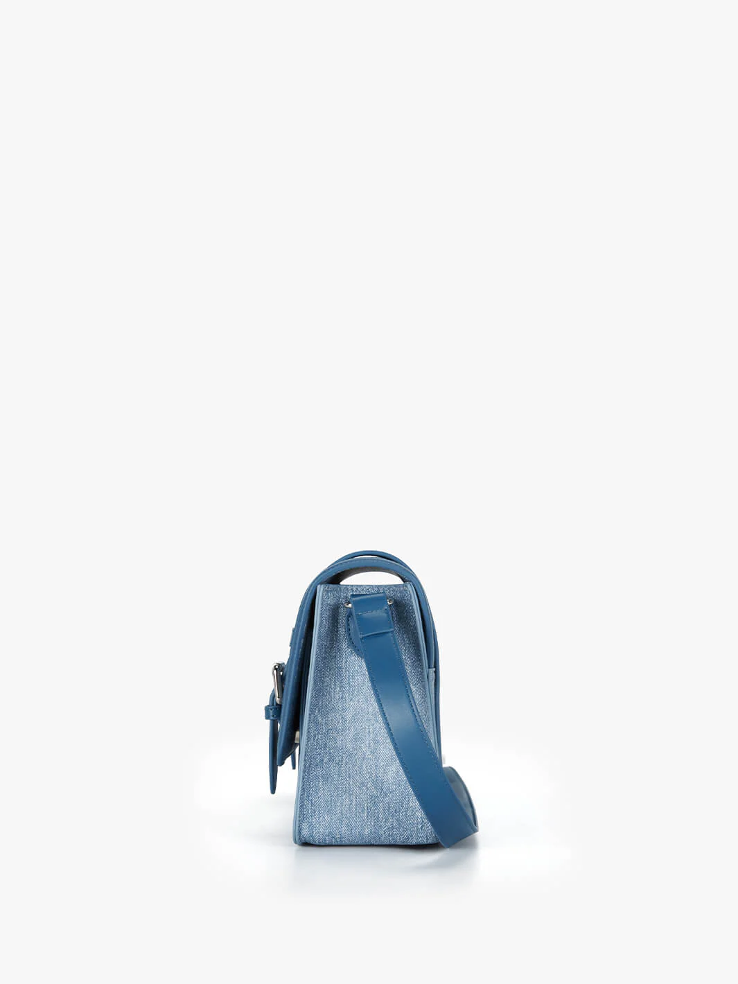 Jane Messenger Bag- Denim Leather - Image 7