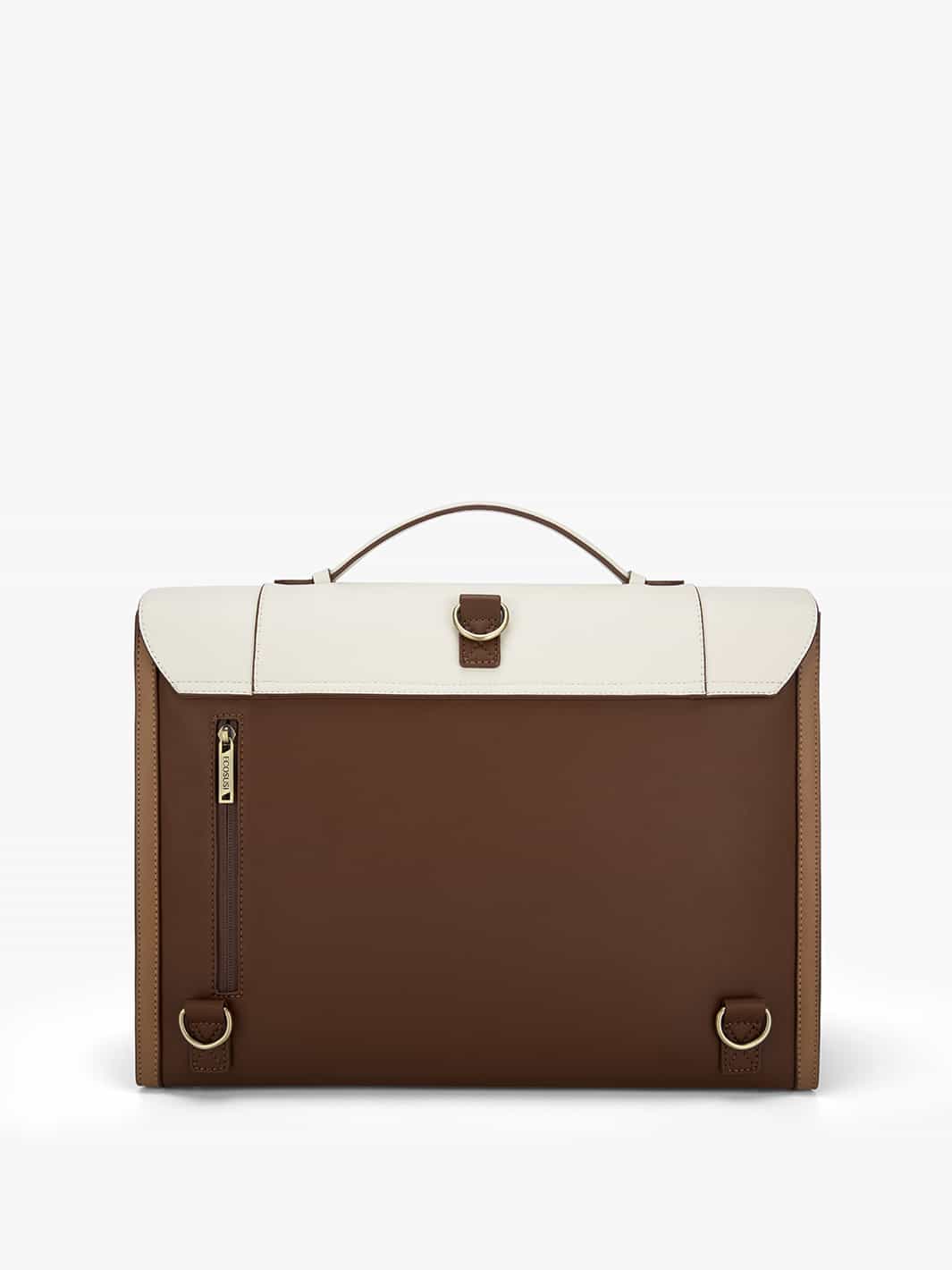 Julie Vintage Vegan Briefcase - Image 10