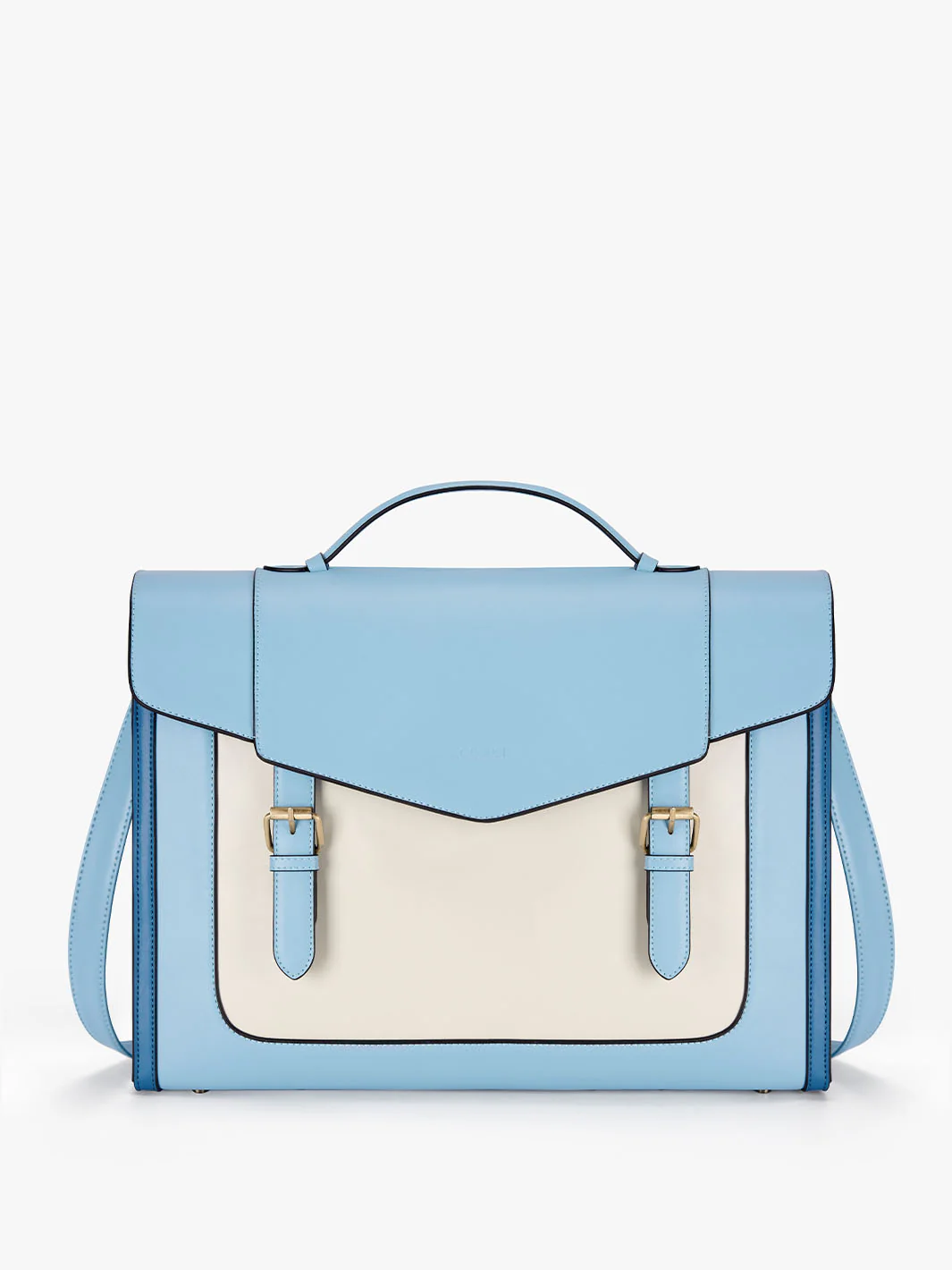 Julie Vintage Vegan Briefcase - Image 11