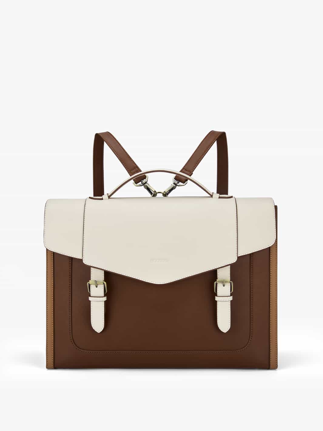 Julie Vintage Vegan Briefcase - Image 3