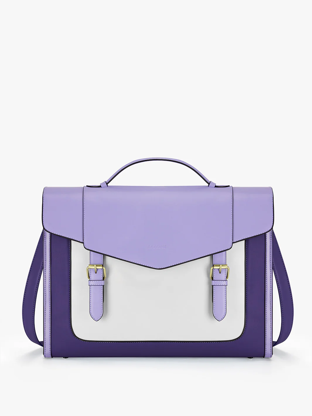 Julie Vintage Vegan Briefcase - Image 43