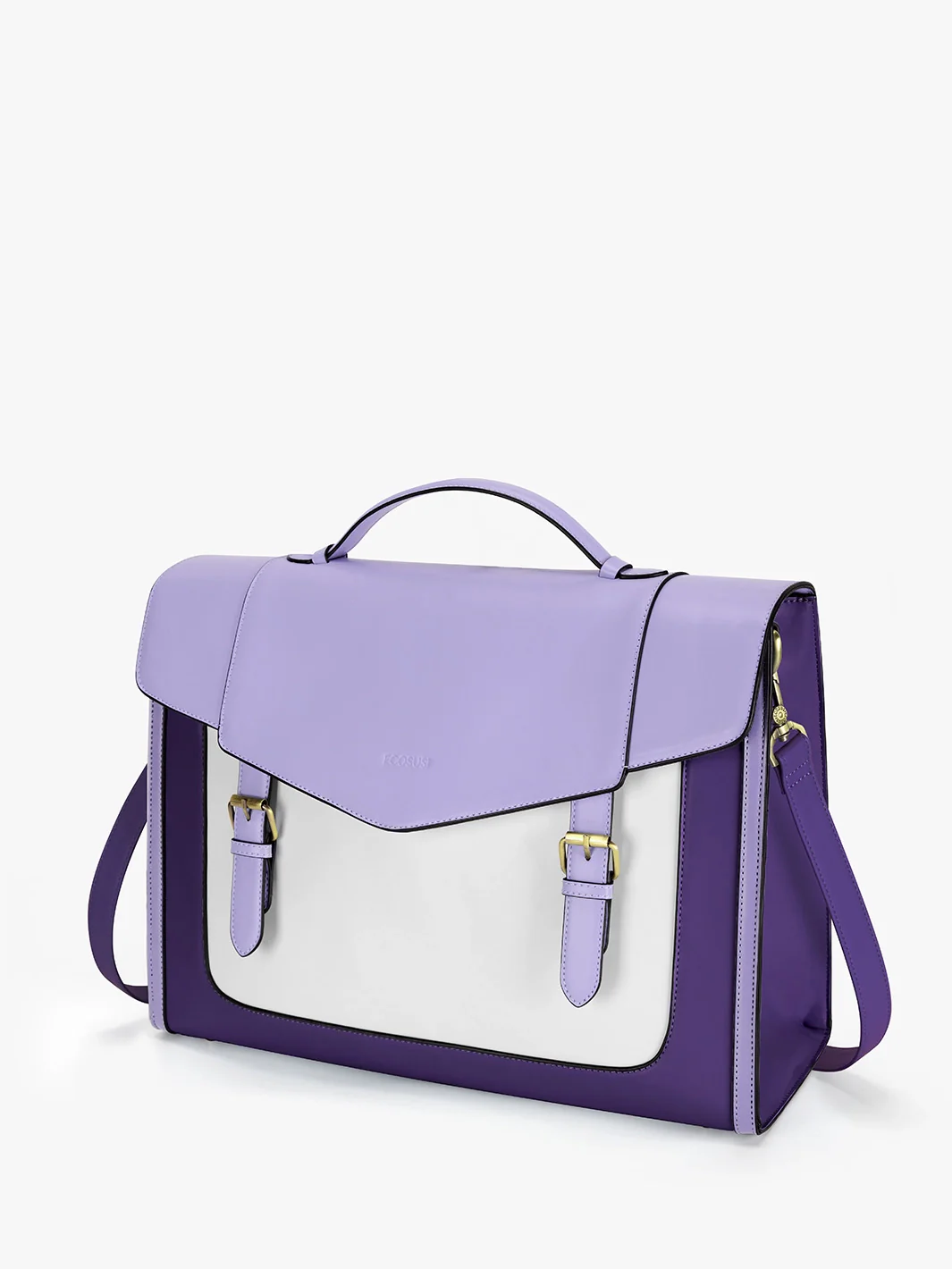 Julie Vintage Vegan Briefcase - Image 49