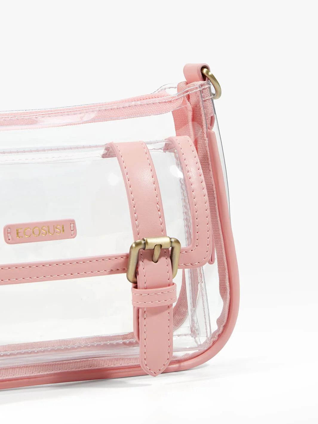 Lila's Clear Wide Strap Crossbody Bag - Image 5