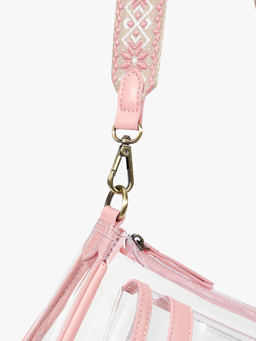 Lila's Clear Wide Strap Crossbody Bag - Image 7