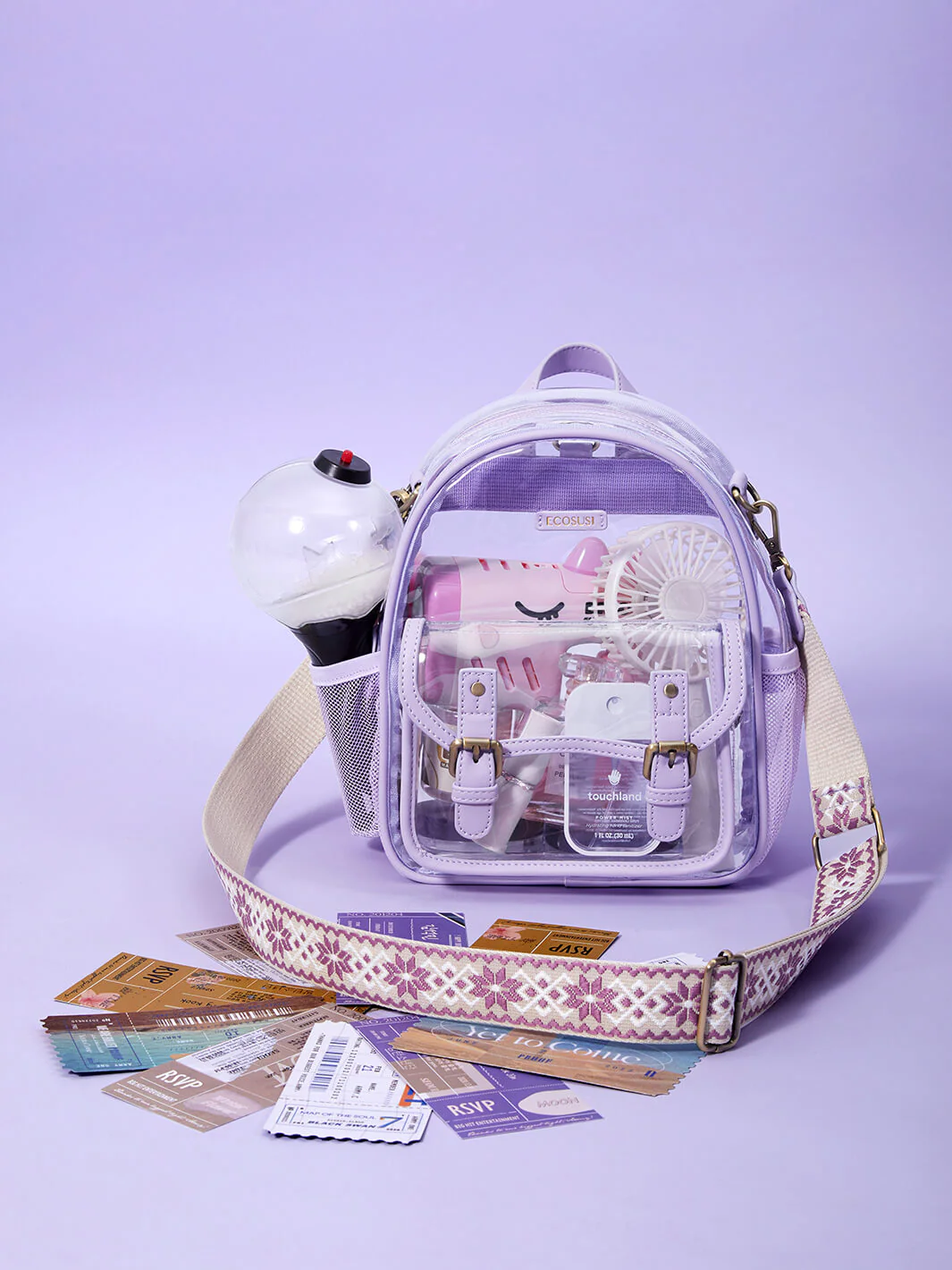 Lila's Clear Mini Backpacks - Stadium Aproved - Image 9