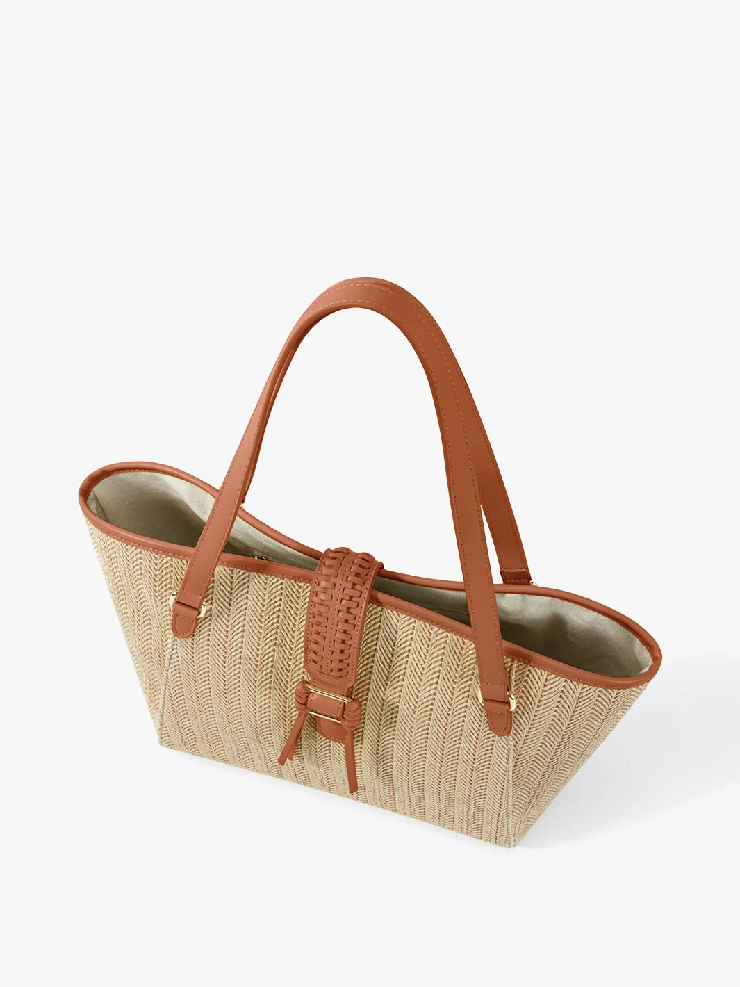 Marina Raffia Straw Tote Bag - Image 10