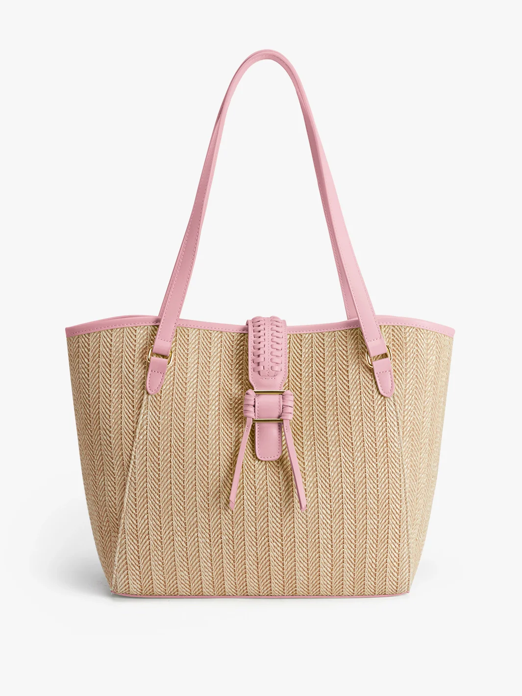 Marina Raffia Straw Tote Bag - Image 11