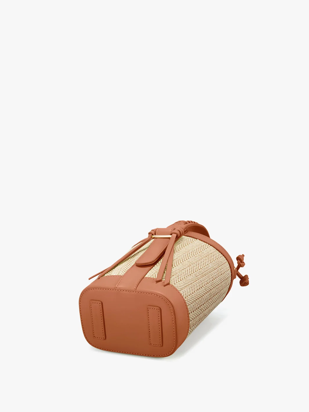 Marina Raffia Straw Bucket Bag - Image 10