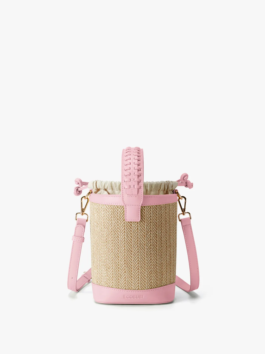 Marina Raffia Straw Bucket Bag - Image 31