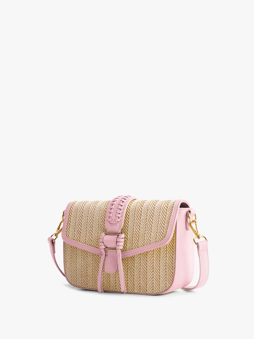 Marina Raffia Straw Crossbody Bag - Image 20