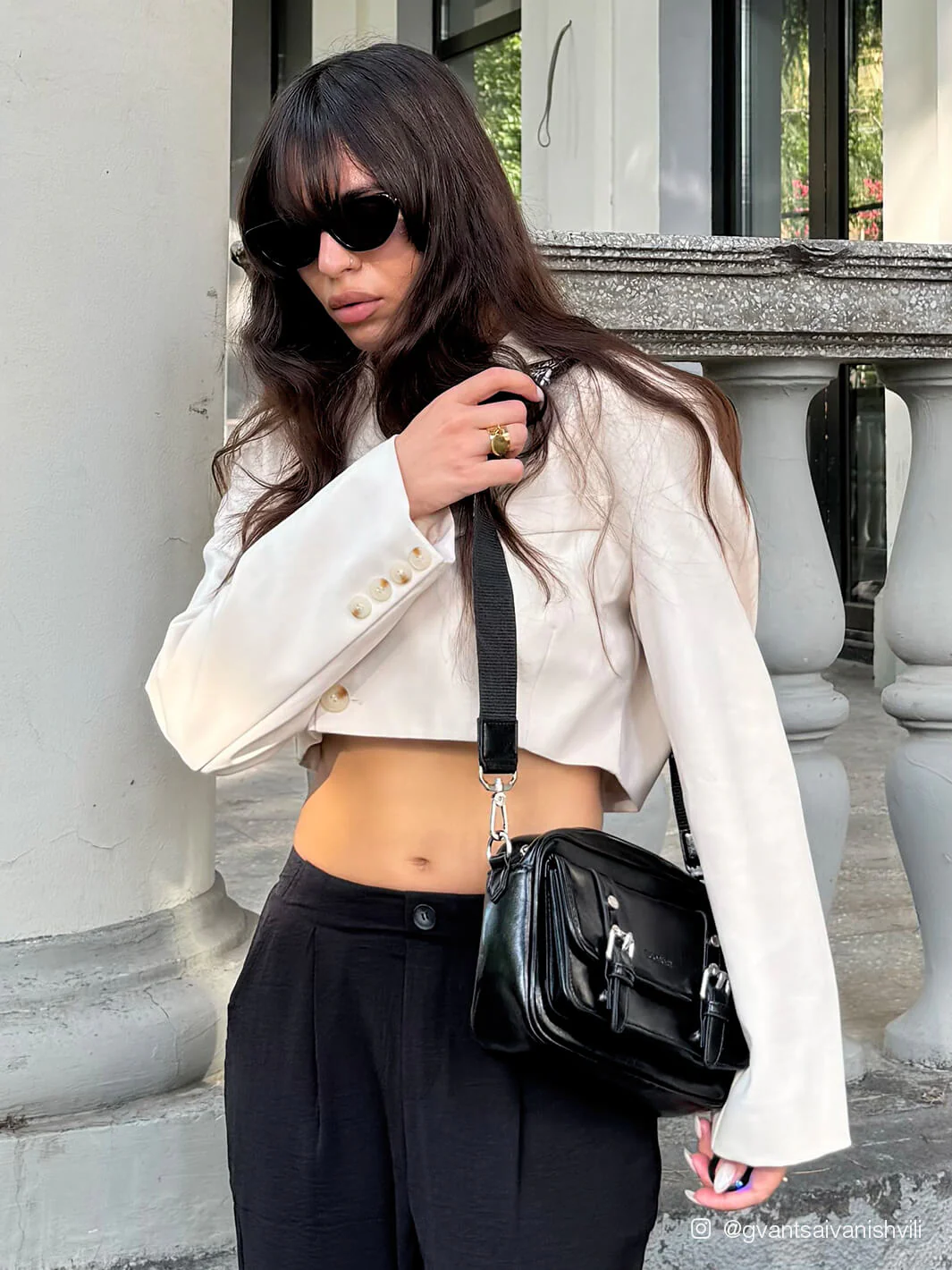 Mia Wide Strap Vegan Leather Crossbody Bag - Image 30