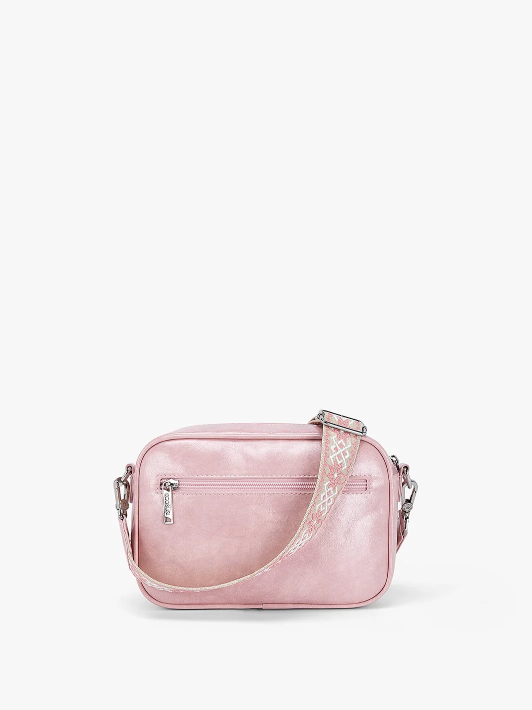 Mia Wide Strap Vegan Leather Crossbody Bag - Image 8