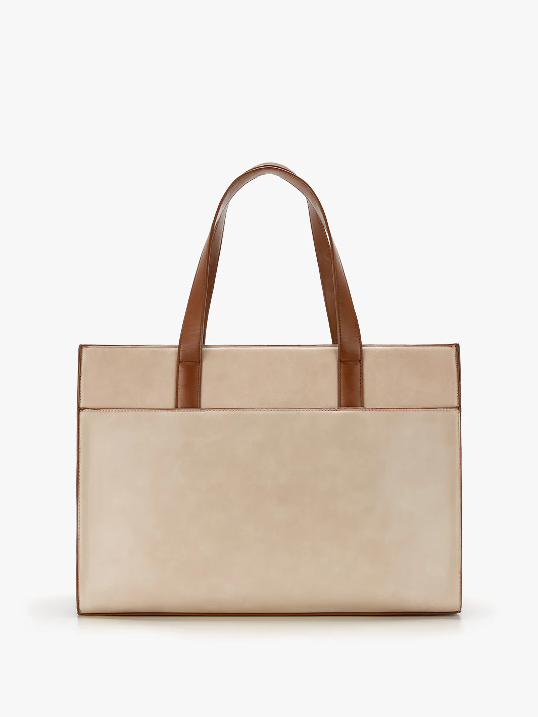 Olivia's Classic PU Leather Handbag for 13-15.6 Inch Laptop Tote - Image 31