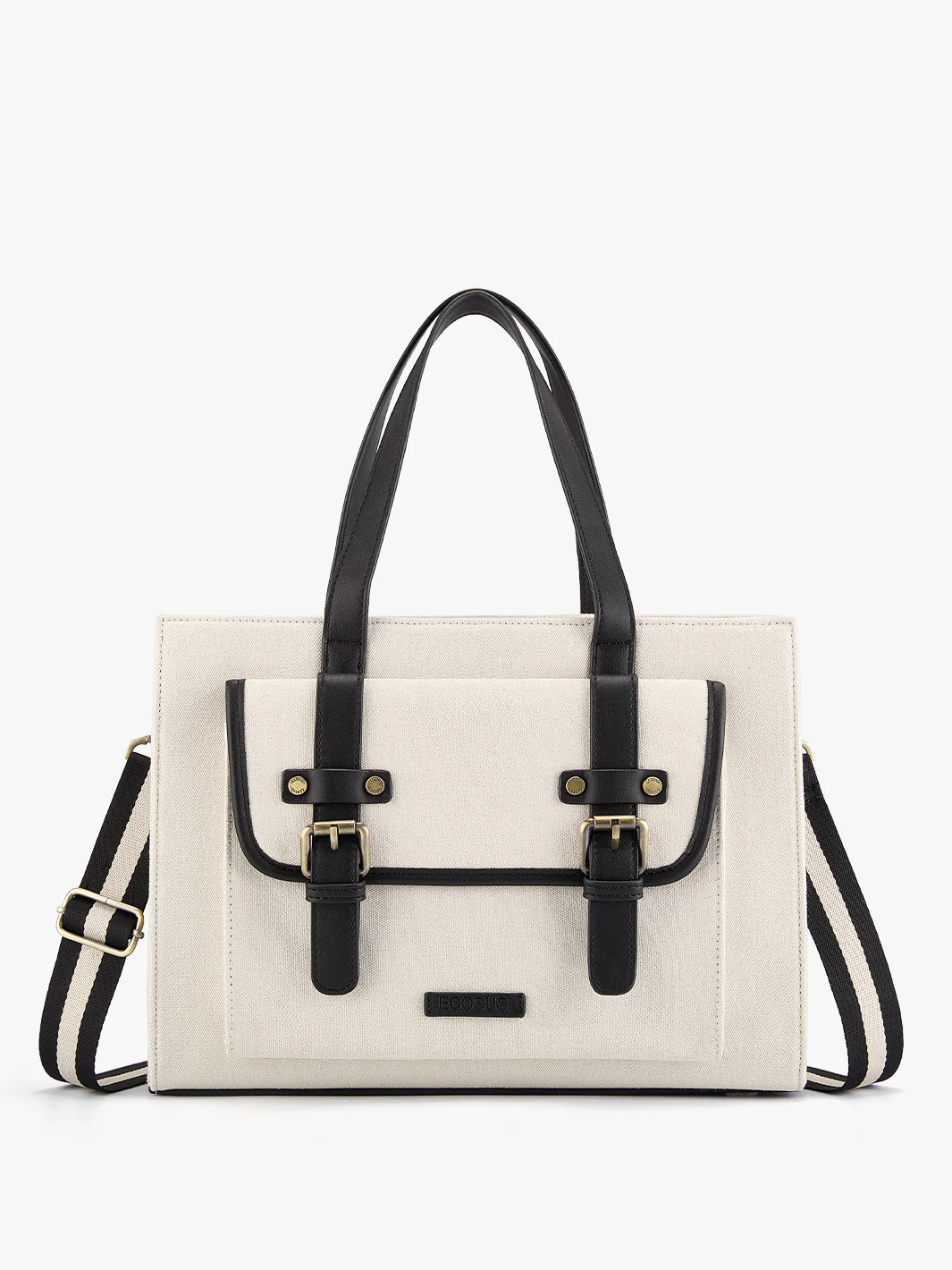 Olivia's Canvas 13" Vegan Leather Tote - Image 15